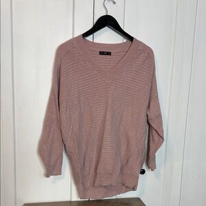 F&F Soft Pink Knit Top - Large - UK12